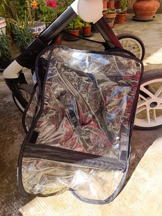 Silla paseo bebé + capazo + silla coche+plástico