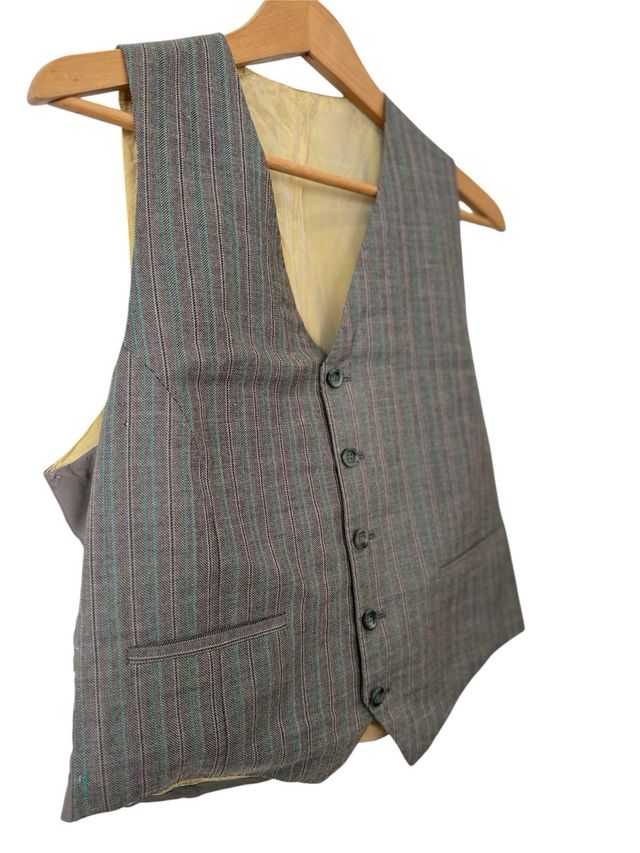 Chaleco Gris Marrón M - Gilet