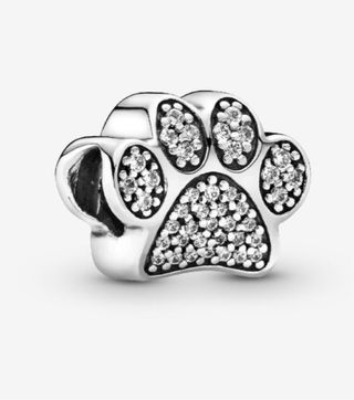 Charm Pandora Huella Plata Brillante