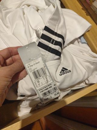 Conjunto Adidas pádel/tenis blanco