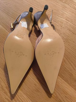 Zapatos Emilio Balda dorados 36