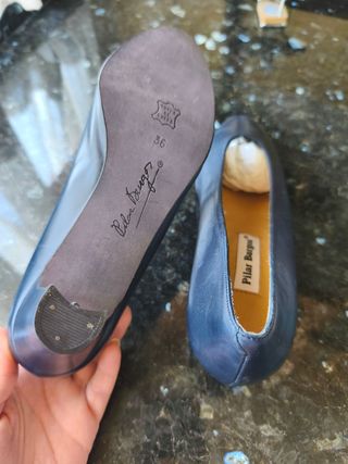 Zapatos Pilar Burgos - Azul Marino - Talle 36