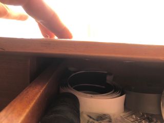 Mesa escritorio antigua de madera