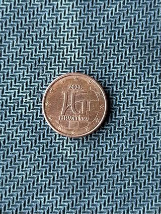 Moneda 1 céntimo Euro Croacia 2023