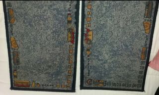 Alfombras azul multicolor - 2 uds