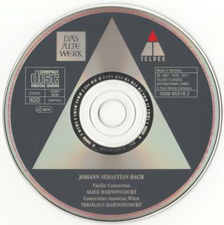 Conciertos Violín Bach - Harnoncourt