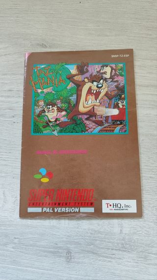 Taz Mania Super Nintendo PAL España THQ
