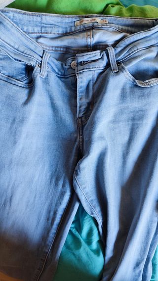 3 Jeans Levis Mujer - Azul, Negro