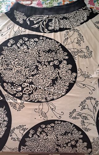Kimono / Caftán Fórmula Joven Estampado B/N