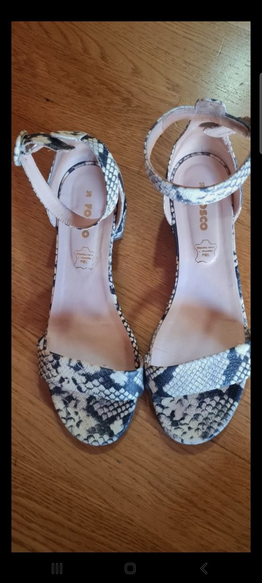 Sandalias Animal print 
