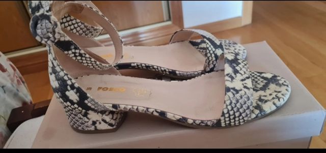 Sandalias Animal print 
