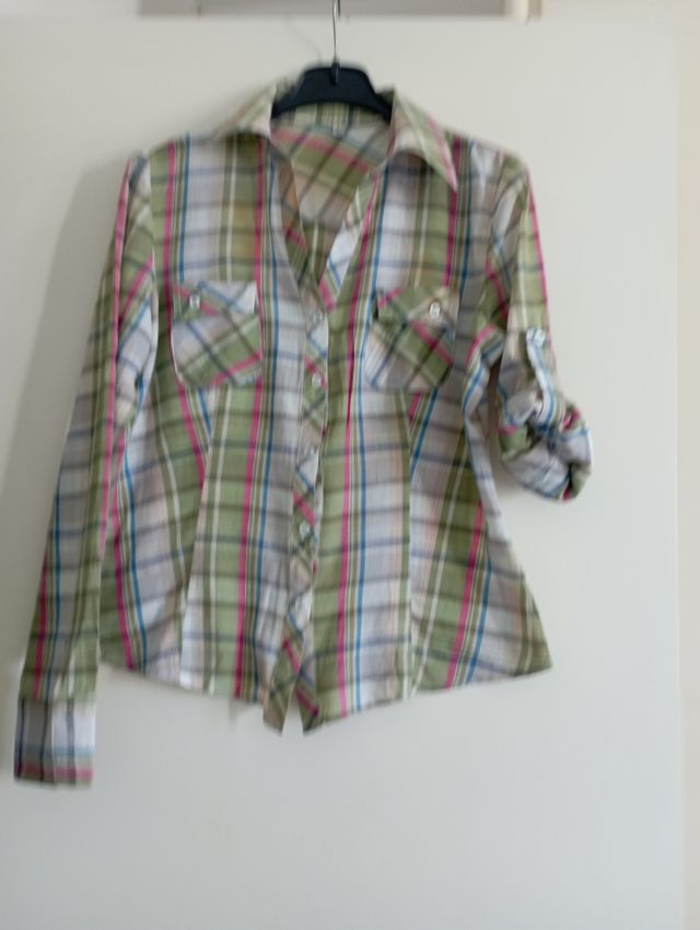 Camicia a quadri  donna