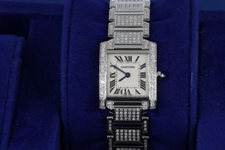 Cartier Tank Francaise Iced Out