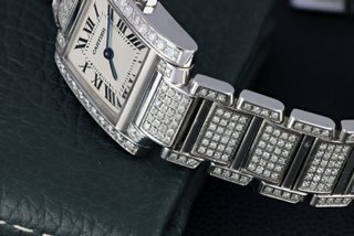 Cartier Tank Francaise Iced Out 2384 20*25mm