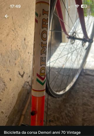 Bicicletta Vintage Demori anni '70