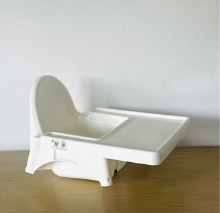 Mesa bandeja y asiento Trona IKEA blanca