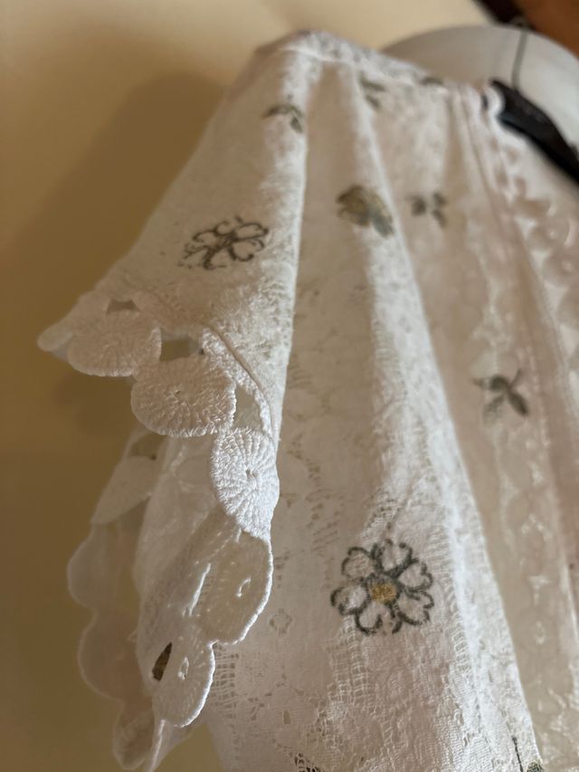 Giacca pizzo bianco estiva