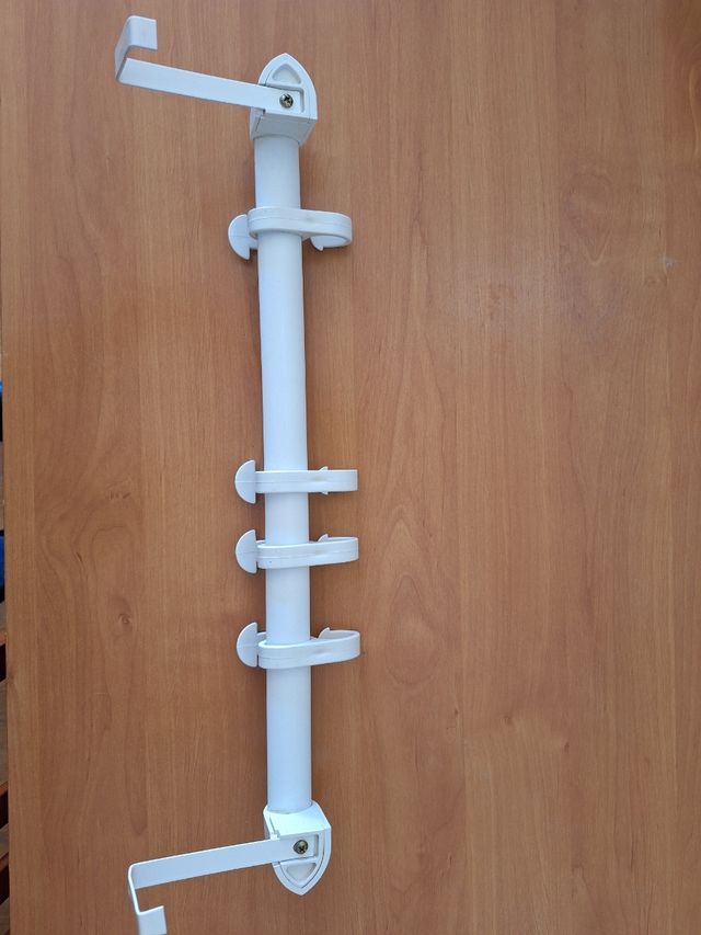 Perchero puerta blanco - 4 ganchos