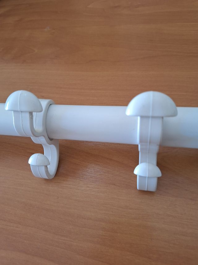 Perchero puerta blanco - 4 ganchos