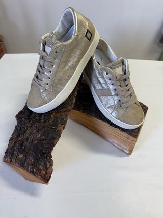 Scarpe Date Bambina Glitter Oro