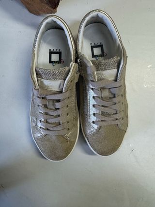 Scarpe Date Bambina Glitter Oro