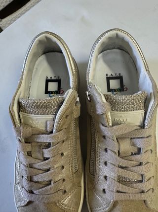 Scarpe Date Bambina Glitter Oro