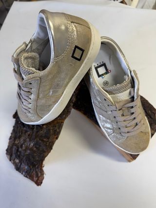 Scarpe Date Bambina Glitter Oro