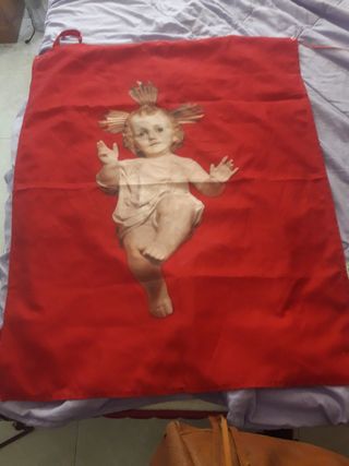 Tela Niño Jesús - Rojo