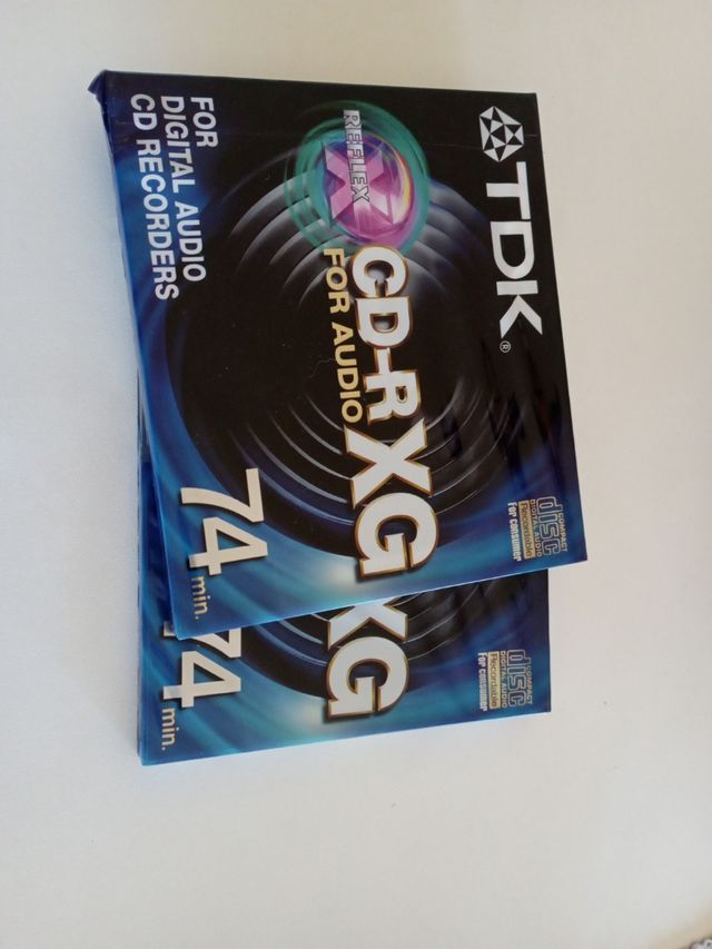 2x CD-R TDK 74min Audio