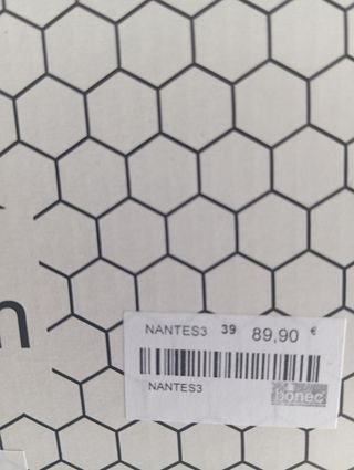 Bellehari Zapatos tacón rosa-negro 39