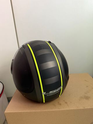 Casco moto LS2 OF562 negro matte talla XL 
