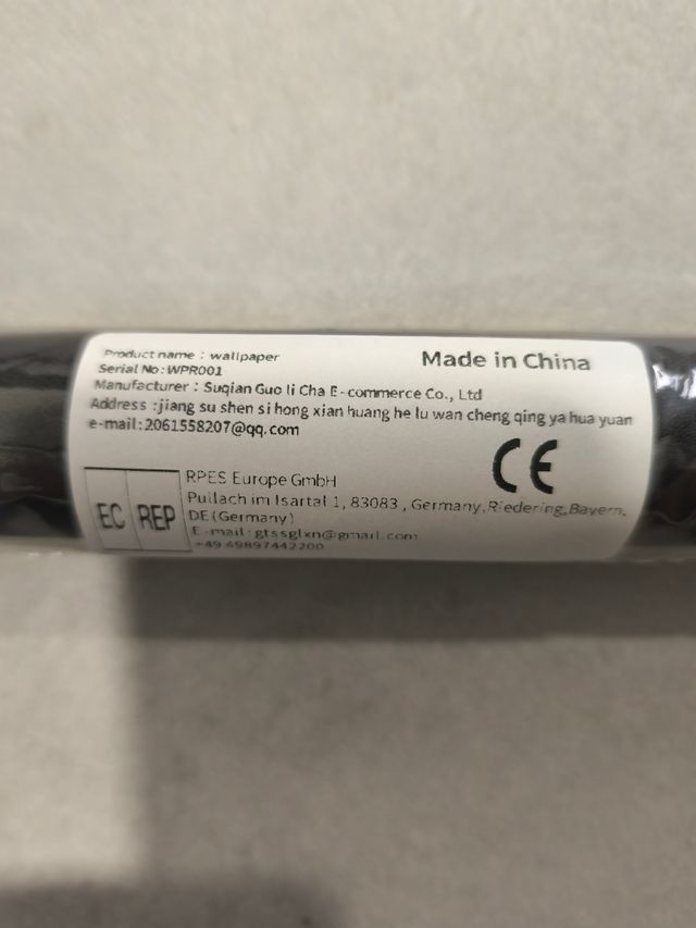 Carta da parati nera opaca - Adesiva