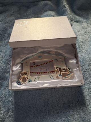 Portafoto bimbo in ceramica