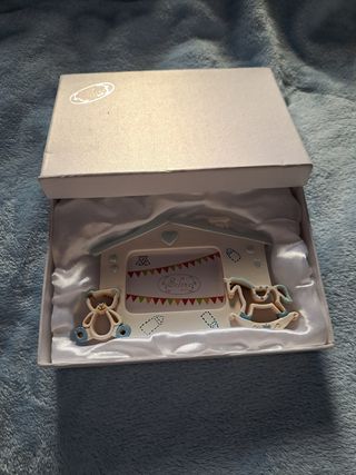 Portafoto bimbo in ceramica