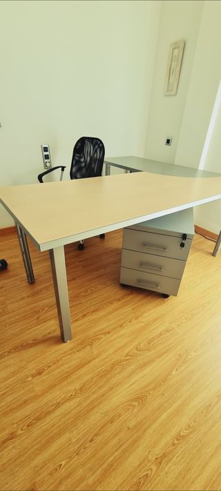Escritorio oficina - Madera y metal