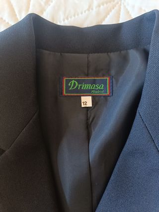 Traje comunión niño 11-12 años azul con zapatos