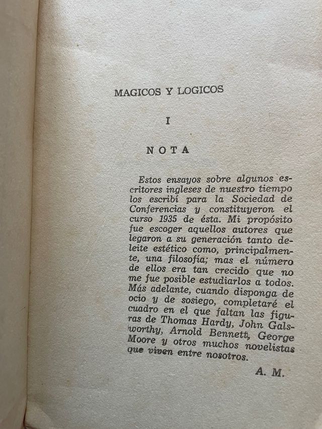 LIQUIDACIÓN Mágicos y Lógicos de André Maurois