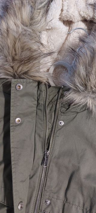 Parka militar verde oliva