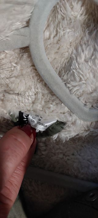 Parka militar verde oliva