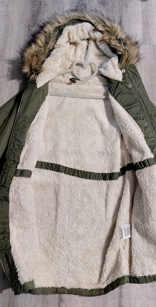 Parka militar verde oliva