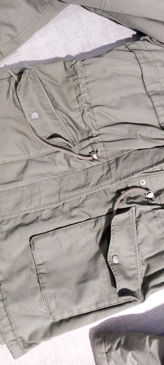 Parka militar verde oliva