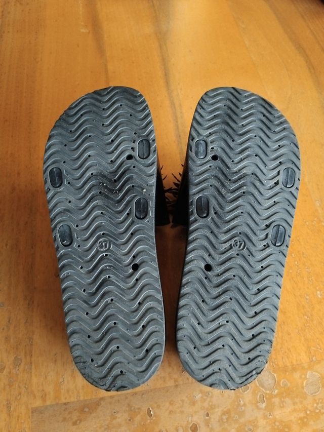 Ciabatte nere donna n.37 - nuove