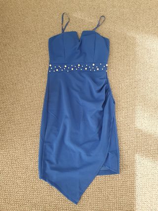 Vestido azul fiesta - Talla M