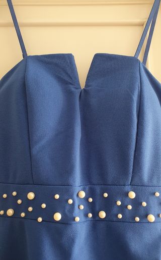 Vestido azul fiesta - Talla M