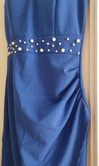 Vestido azul fiesta - Talla M