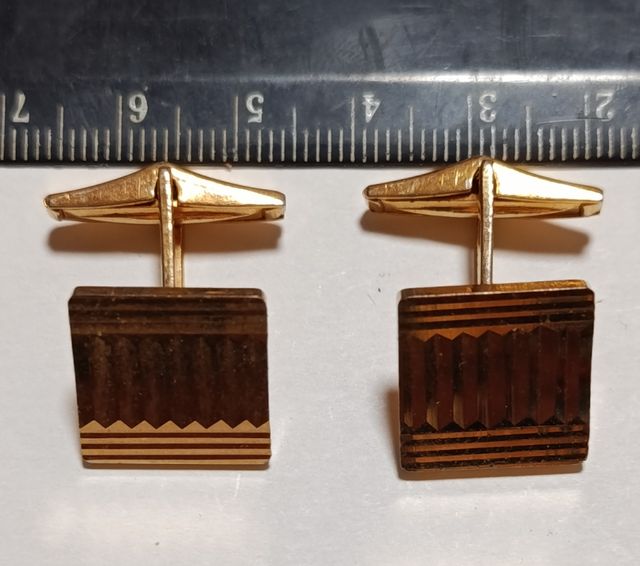 Gemelos dorados antiguos