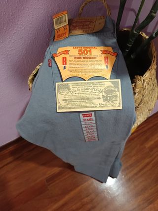 Levi's 501: Vaqueros Mujer, talla 27x34
