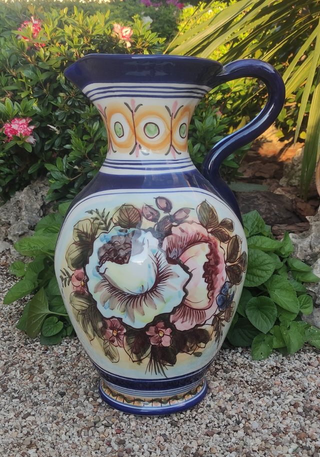 Jarrón Paragüero cerámica C.Alcaide