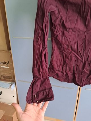 Camisa AMISU morada - manga larga