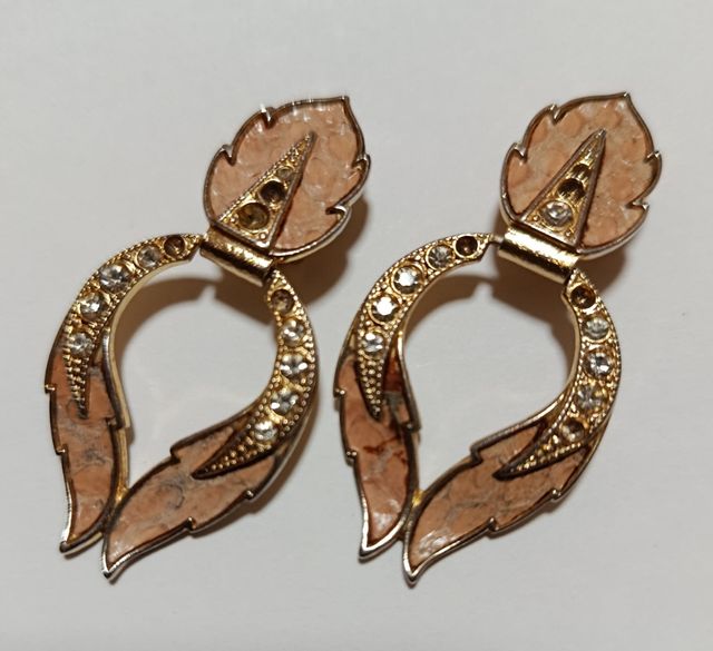 Pendientes vintage dorados